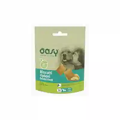 OASY SNACK DOG BISCOTTI RIPIENI DENTAL FRESH 70 G