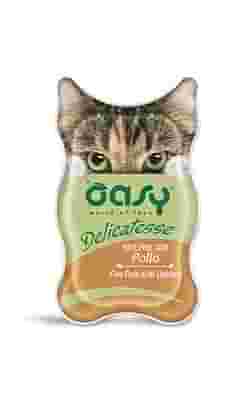 OASY WET CAT DELICATESSE PATE' CON POLLO 85 G