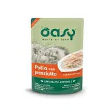 OASY WET CAT POLLO CON PROSCIUTTO 70 G
