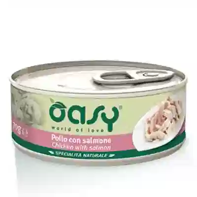 OASY WET CAT POLLO CON SALMONE 150 G