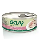 OASY WET CAT POLLO CON SALMONE 70 G