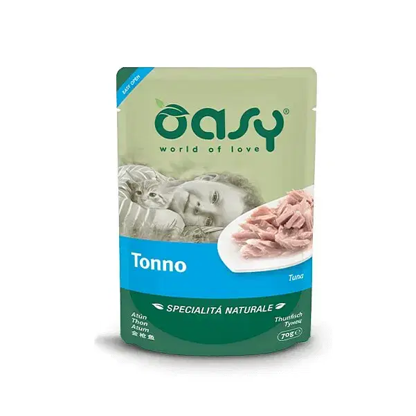 Oasy Wet Cat Tonno 70 G