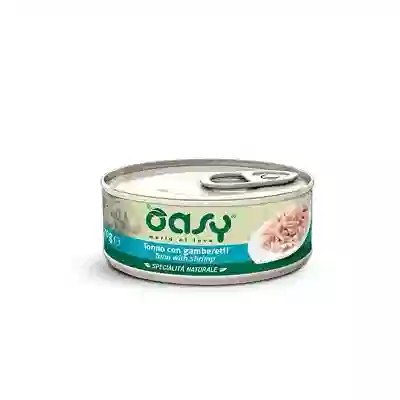 OASY WET CAT TONNO CON GAMBERETTI 70 G