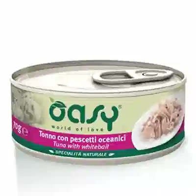 OASY WET CAT TONNO CON PESCETTI OCEANICI 70 G