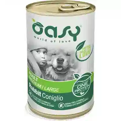 OASY WET DOG ONE CONIGLIO 400 G
