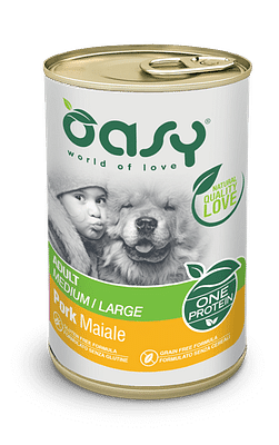 OASY WET DOG ONE MAIALE 400 G
