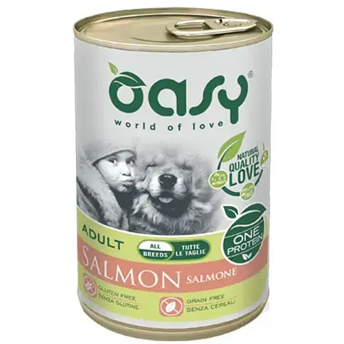 Oasy Wet Dog One Salmone 400 G