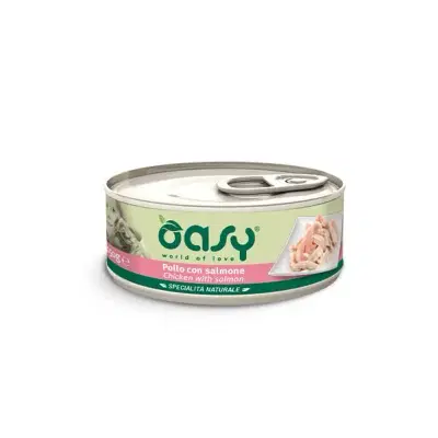 OASY WET DOG POLLO CON SALMONE 150 G OASY WET DOG POLLO CON SALMONE 150 G
