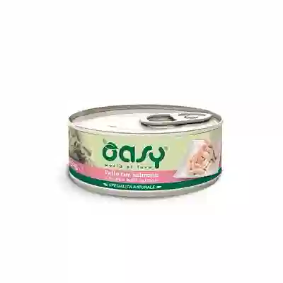 OASY WET DOG POLLO CON SALMONE 150 G