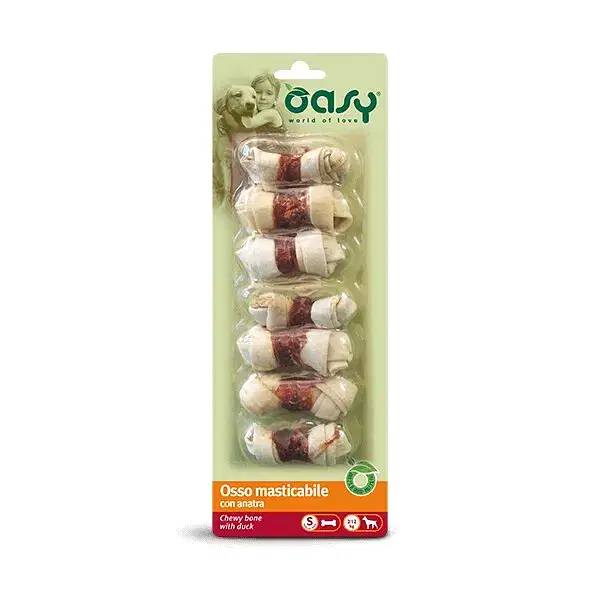 Oasy Snack Osso Masticabile Con Anatra S