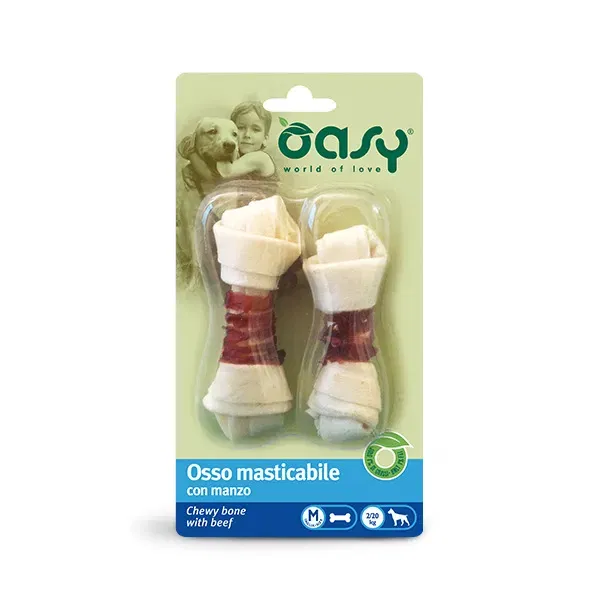 OASY SNACK OSSO MASTICABILE CON MANZO M