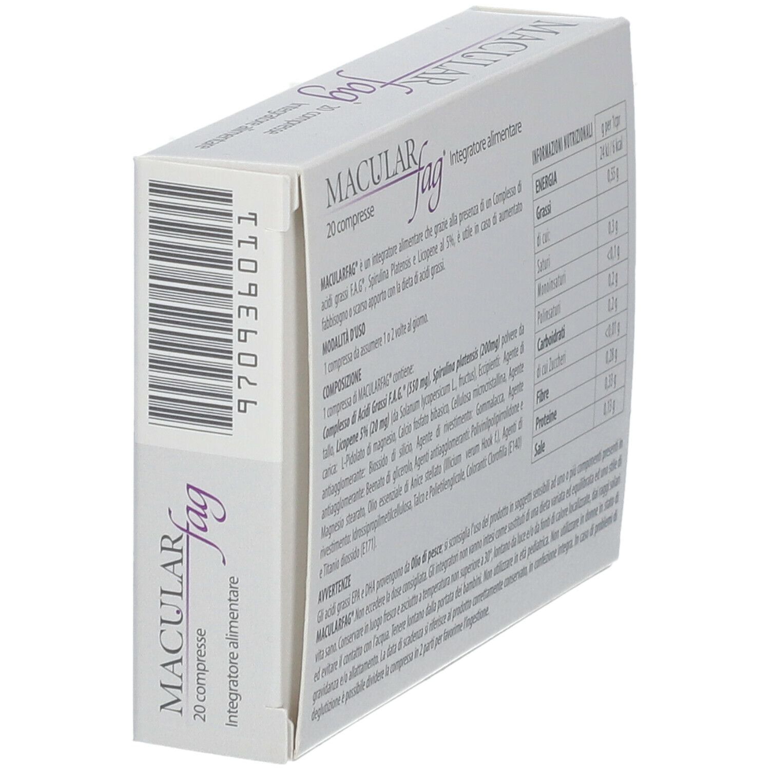 MACULARFAG 20 COMPRESSE