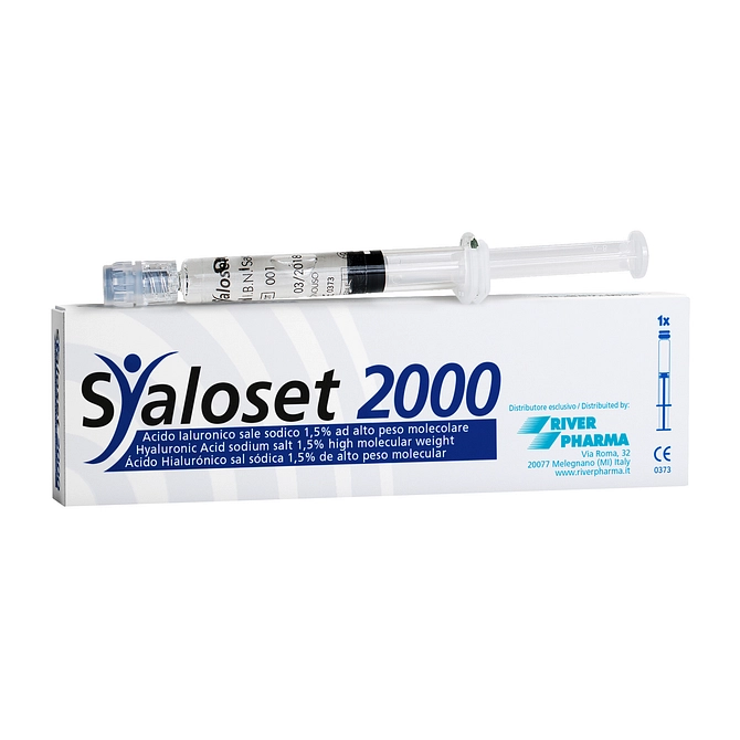 Siringa Intra Articolare Syaloset 2000 Acido Ialuronico 1,5% 2 Ml 1 Pezzo