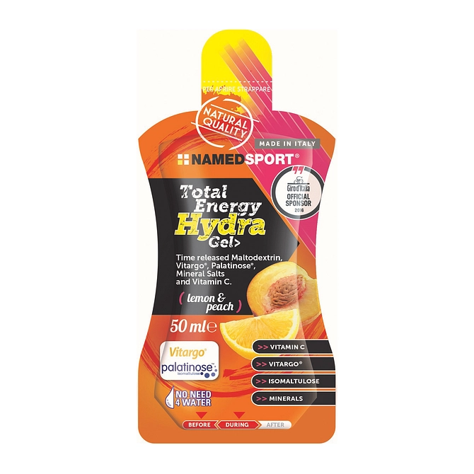 Total Energy Hydra Gel Lemon & Peach 50 Ml