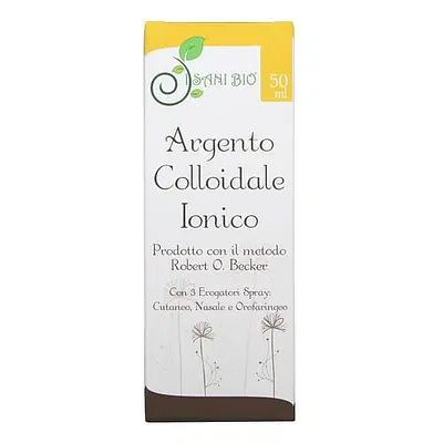 ARGENTO COLLOIDALE IONICO 40 PPM 50 ML SPRAY ARGENTO COLLOIDALE IONICO 40 PPM 50 ML SPRAY