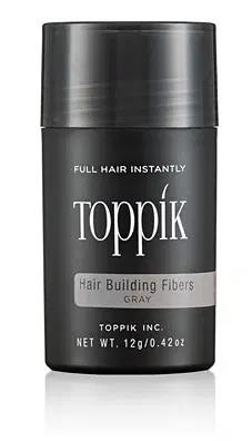 TOPPIK HAIR BUILDING FIBERS REGULAR SIZE GRAY TOPPIK HAIR BUILDING FIBERS REGULAR SIZE GRAY