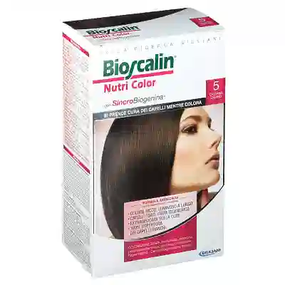 BIOSCALIN NUTRI COLOR 5 CASTANO CHIARO SINCROB 124 ML