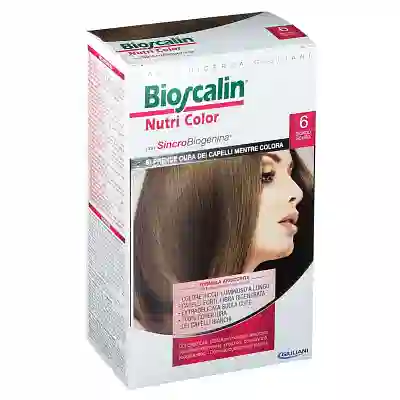 BIOSCALIN NUTRI COLOR 6 BIONDO SCURO SINCROB 124 ML