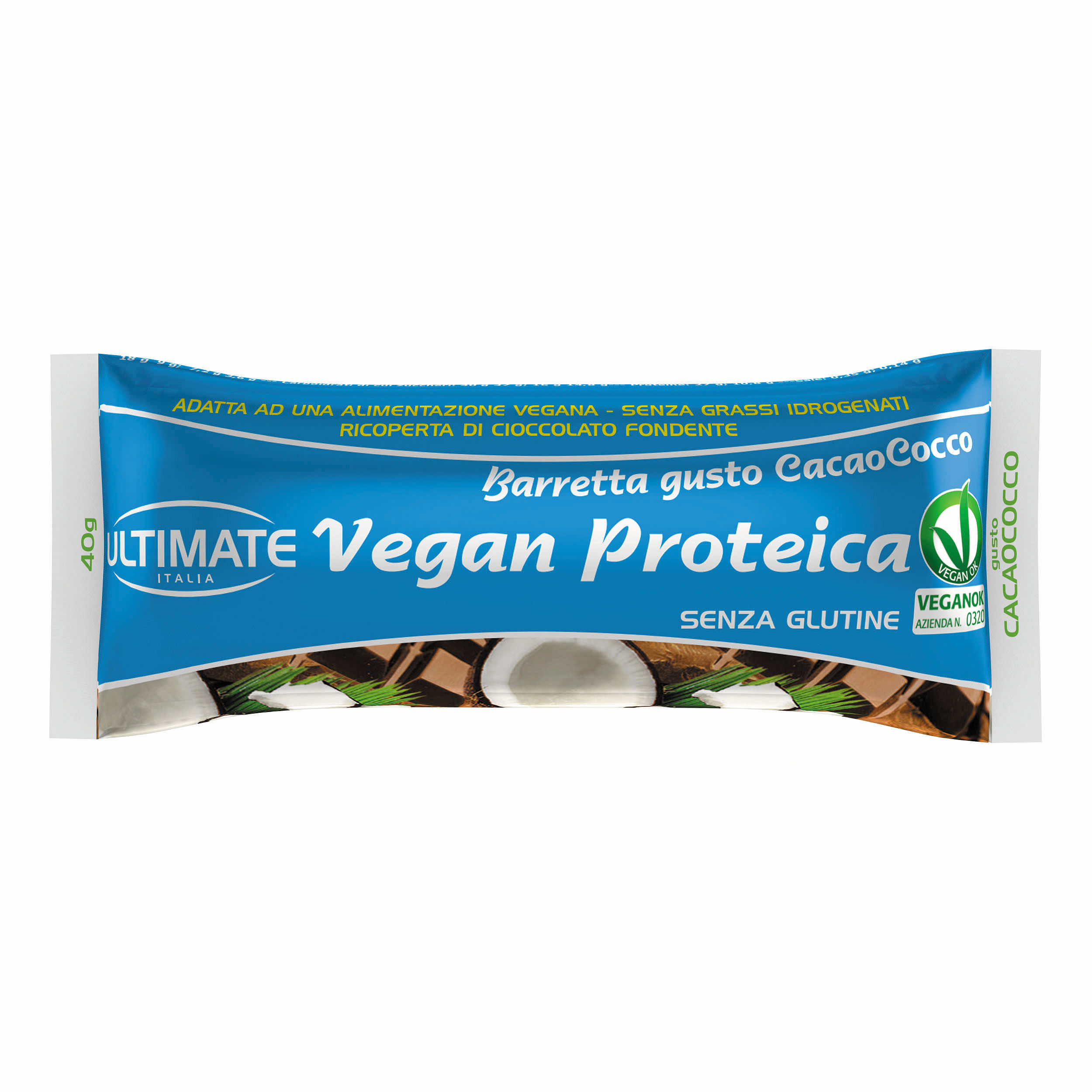 Barretta Vegan Proteic Cacao/Cocco 40 G