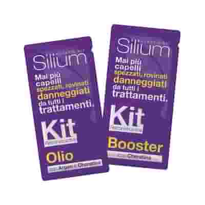 SILIUM KERATIN KIT RECONSTRUCTIVE CON OLIO DI ARGAN E CHERATINA 12 ML