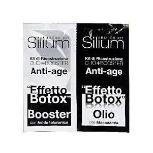 SILIUM BOTOX KIT RICOSTRUZIONE CAPELLI ANTI AGE CON OLIO DI MACADAMIA 12 ML SILIUM BOTOX KIT RICOSTRUZIONE CAPELLI ANTI AGE CON OLIO DI MACADAMIA 12 ML