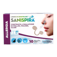 SANISPIRA ALLERGIA DISPOSITIVO NASALE 10 PEZZI TAGLIA L