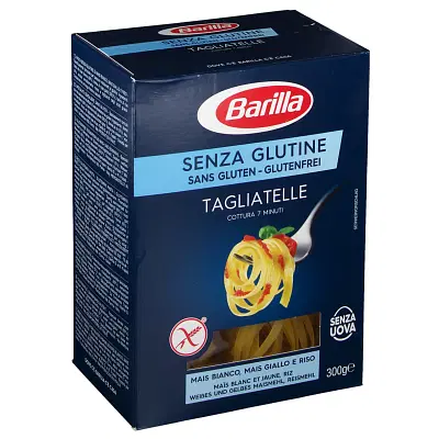 BARILLA TAGLIATELLE DI MAIS BIANCO MAIS GIALLO E RISO SENZA GLUTINE 300 G BARILLA TAGLIATELLE DI MAIS BIANCO MAIS GIALLO E RISO SENZA GLUTINE 300 G