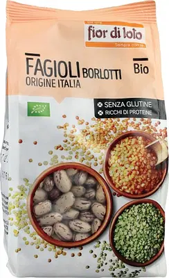 FAGIOLI BORLOTTI ITALIA SENZA GLUTINE BIO 400 G FAGIOLI BORLOTTI ITALIA SENZA GLUTINE BIO 400 G