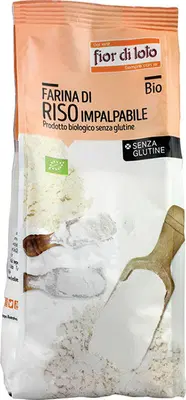 FARINA RISO IMPALPABILE SENZA GLUTINE BIO 375 G FARINA RISO IMPALPABILE SENZA GLUTINE BIO 375 G