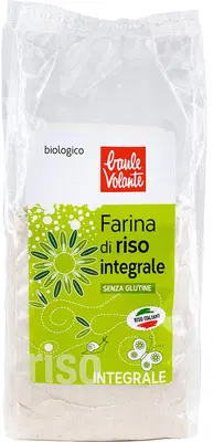 FARINA RISO INTEGRALE SENZA GLUTINE BIO 375 G FARINA RISO INTEGRALE SENZA GLUTINE BIO 375 G