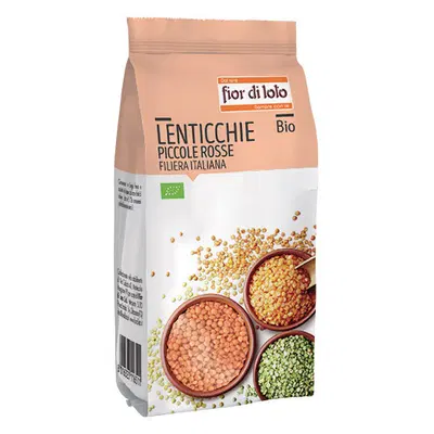LENTICCHIE PICCOLE ROSSE ITALIA BIO 400 G LENTICCHIE PICCOLE ROSSE ITALIA BIO 400 G