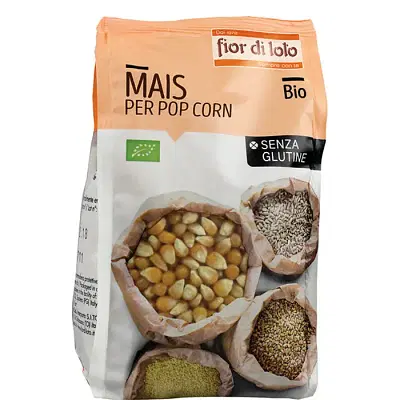 MAIS POP CORN ITALIA SENZA GLUTINE BIO 400 G MAIS POP CORN ITALIA SENZA GLUTINE BIO 400 G