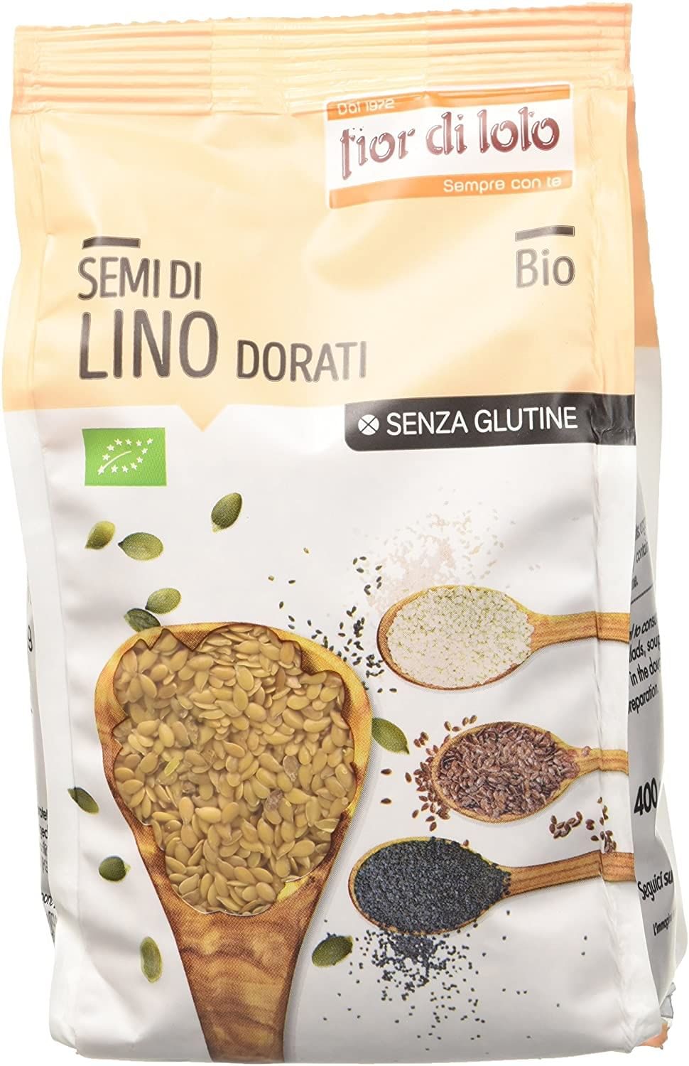 SEMI LINO DORATI SENZA GLUTINE BIO 400 G