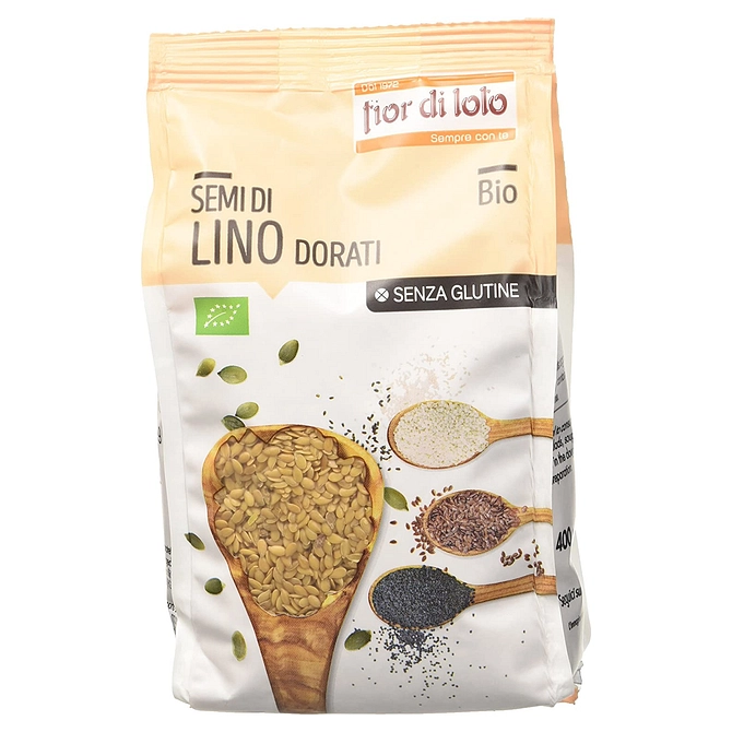 Semi Lino Dorati Senza Glutine Bio 400 G