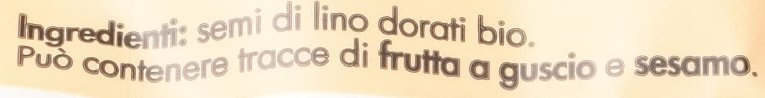 SEMI LINO DORATI SENZA GLUTINE BIO 400 G