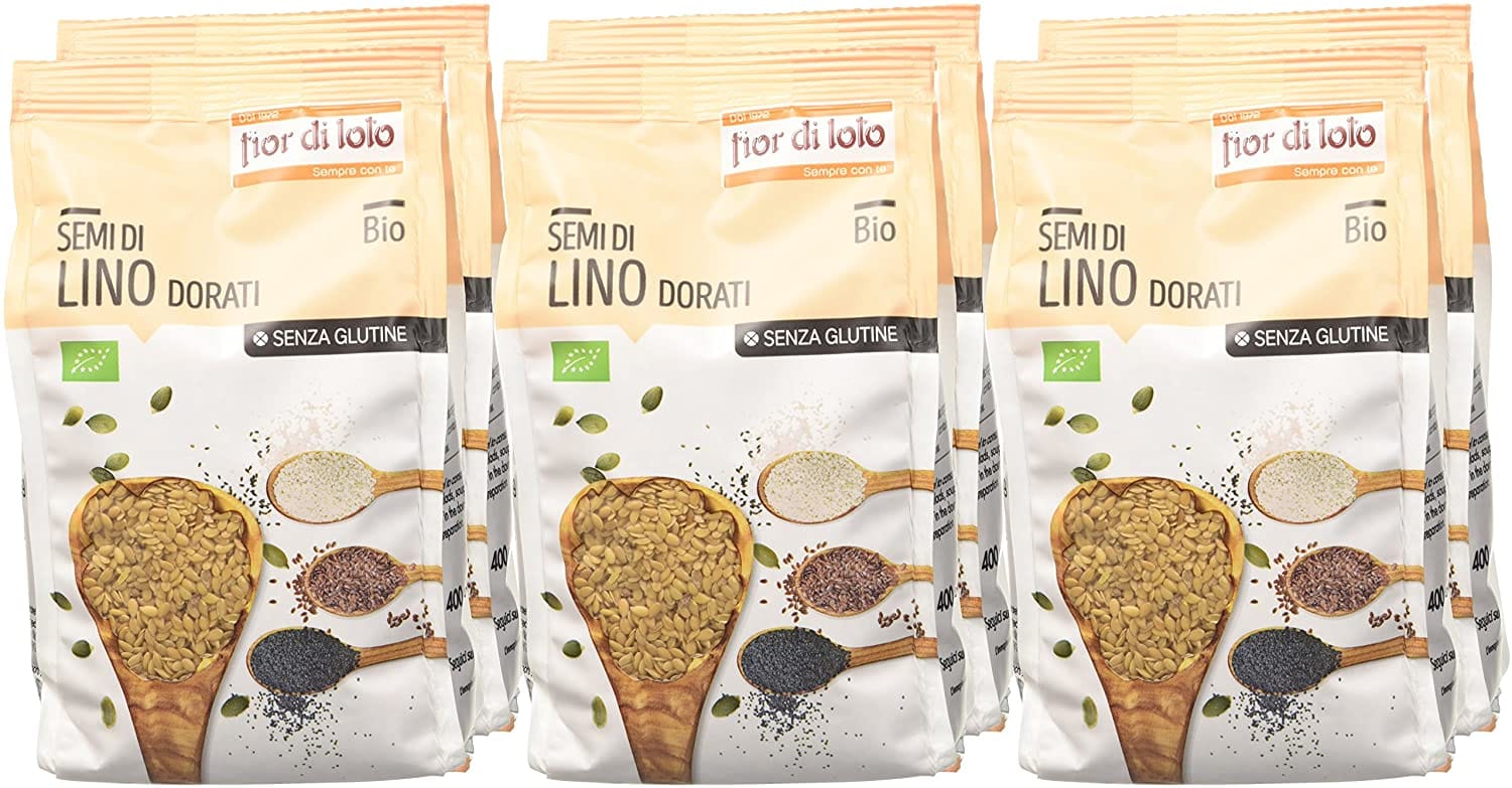 SEMI LINO DORATI SENZA GLUTINE BIO 400 G