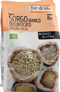 SORGO BIANCO DECORTICATO ITALIA SENZA GLUTINE 400 G SORGO BIANCO DECORTICATO ITALIA SENZA GLUTINE 400 G