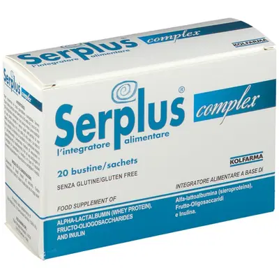 SERPLUS COMPLEX 20 BUSTINE DA 3 G CON STEVIA SERPLUS COMPLEX 20 BUSTINE DA 3 G CON STEVIA