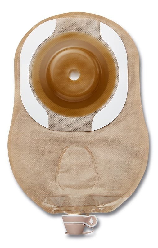 SACCA PER UROSTOMIA MODERMA FLEX S URO CONVESSA TRASPARENTE CON ADESIVO E CAMERE MULTIPLE RITAGLIABILE 15-38 MM 10 PEZZI