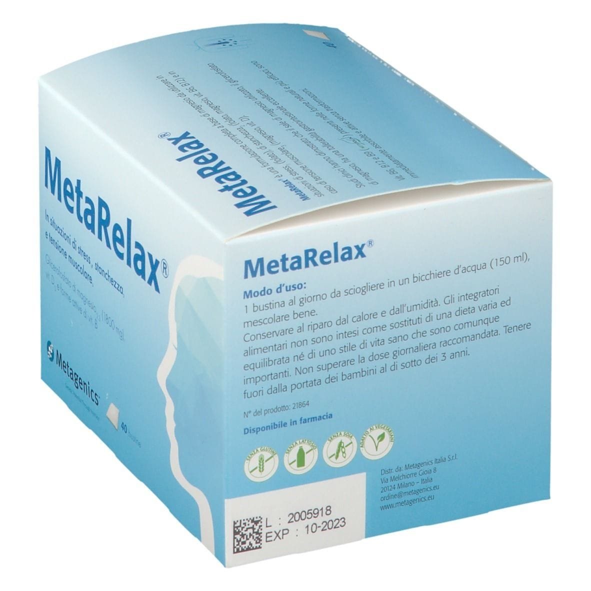 METARELAX 40 BUSTINE NEW