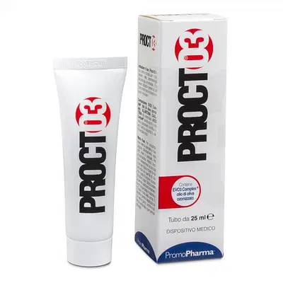 PROCTO3 CREMA PER TRATTAMENTO EMORROIDI 25 ML PROCTO3 CREMA PER TRATTAMENTO EMORROIDI 25 ML
