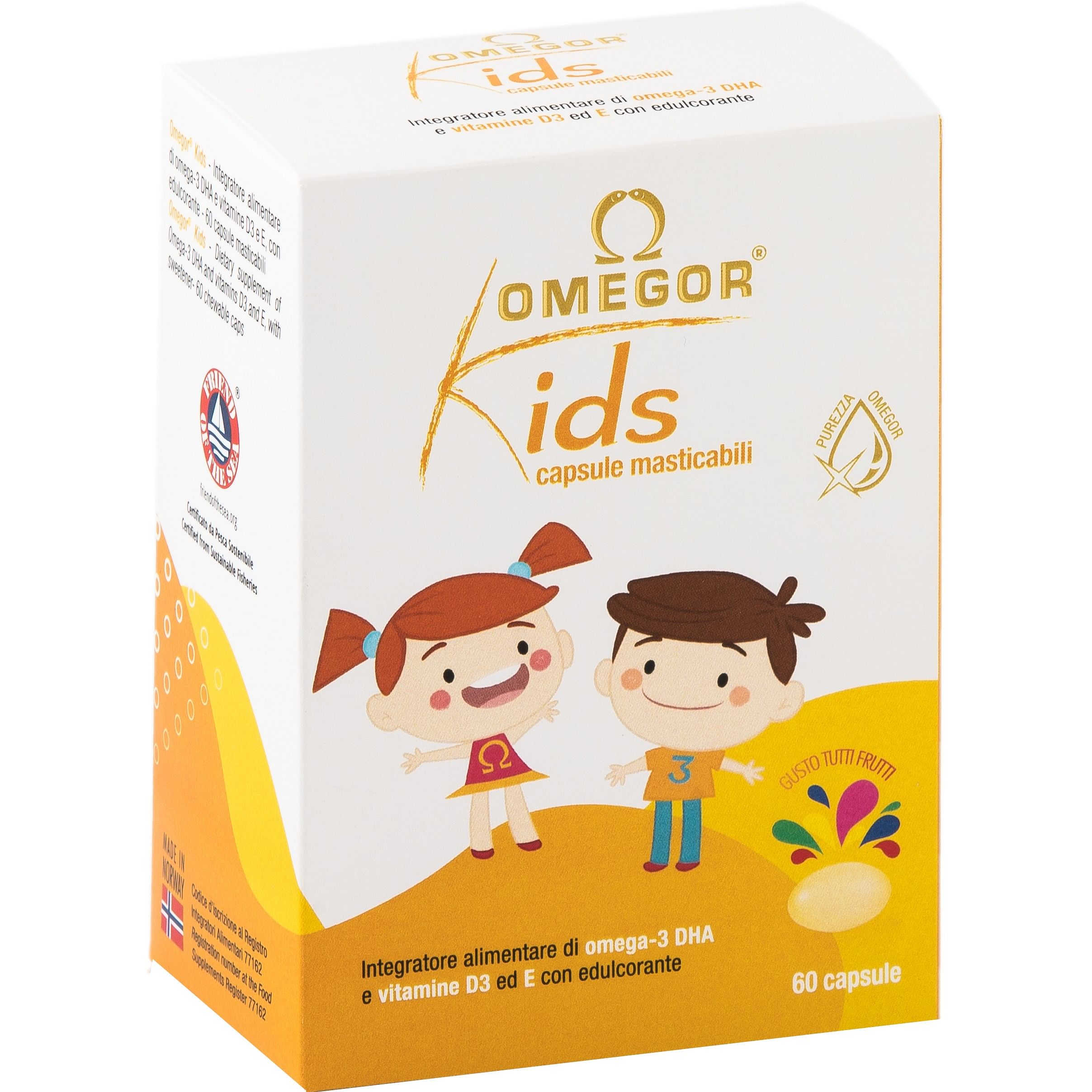 Omegor Kids 60 Capsule Masticabili