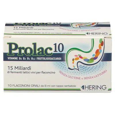 PROLAC10 FERMENTI LATTICI 15 MILIARDI 10 FLACONCINI 8 ML PROLAC10 FERMENTI LATTICI 15 MILIARDI 10 FLACONCINI 8 ML