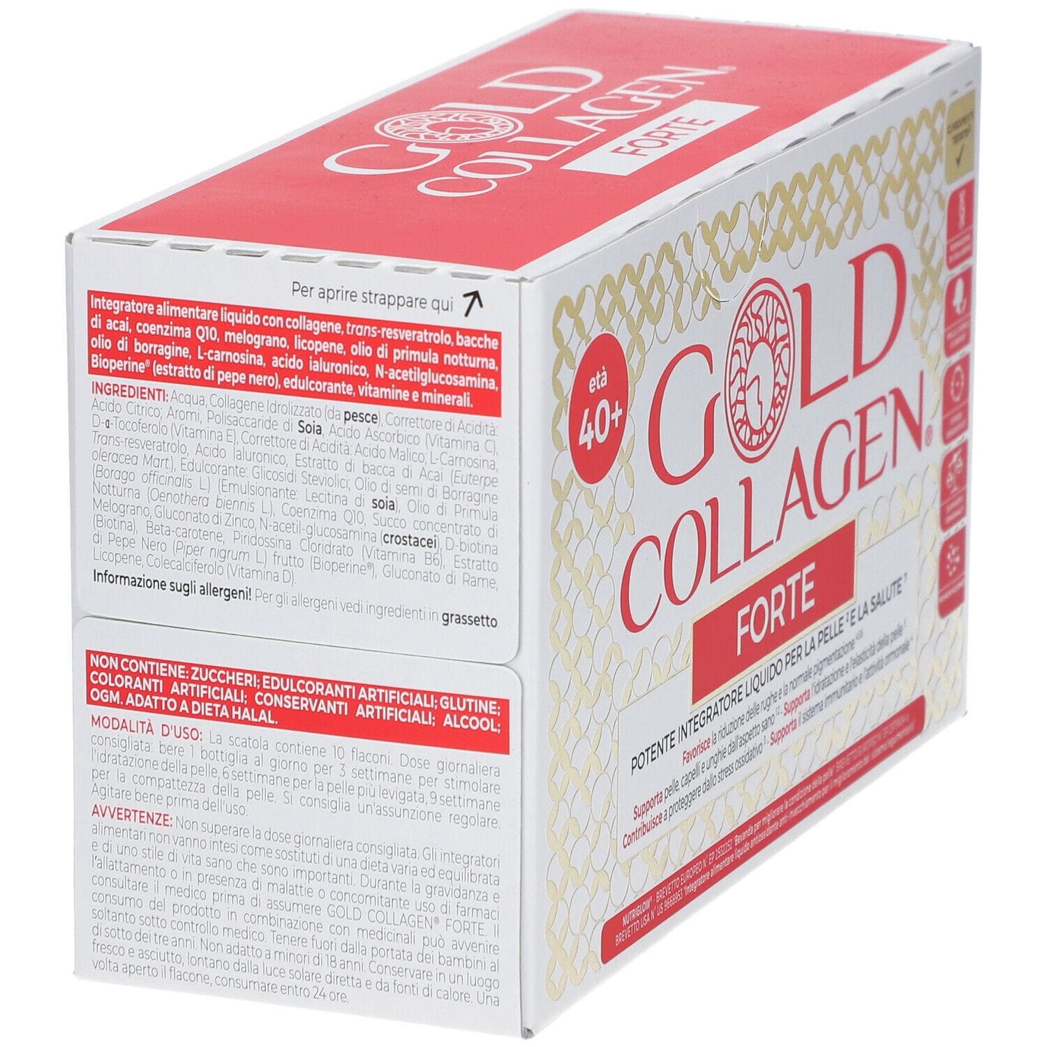 GOLD COLLAGEN FORTE 10 FLACONI