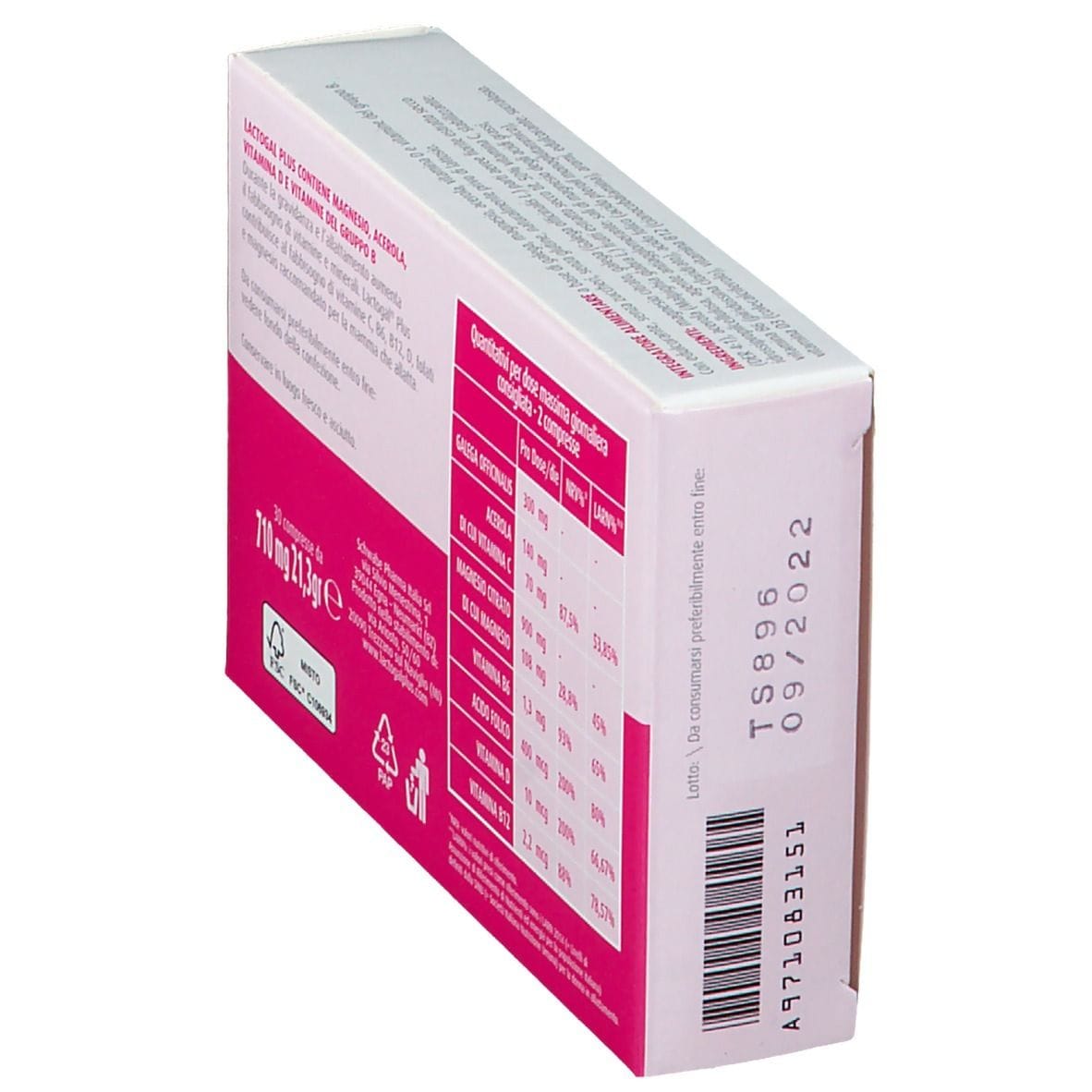 LACTOGAL PLUS 30 COMPRESSE