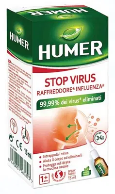 SPRAY NASALE URGO HUMER STOP VIRUS 15 ML SPRAY NASALE URGO HUMER STOP VIRUS 15 ML