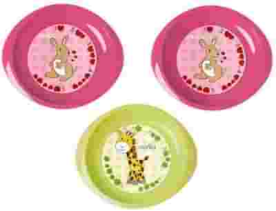PIATTI PRIMI NUMERI ROSA / VERDE