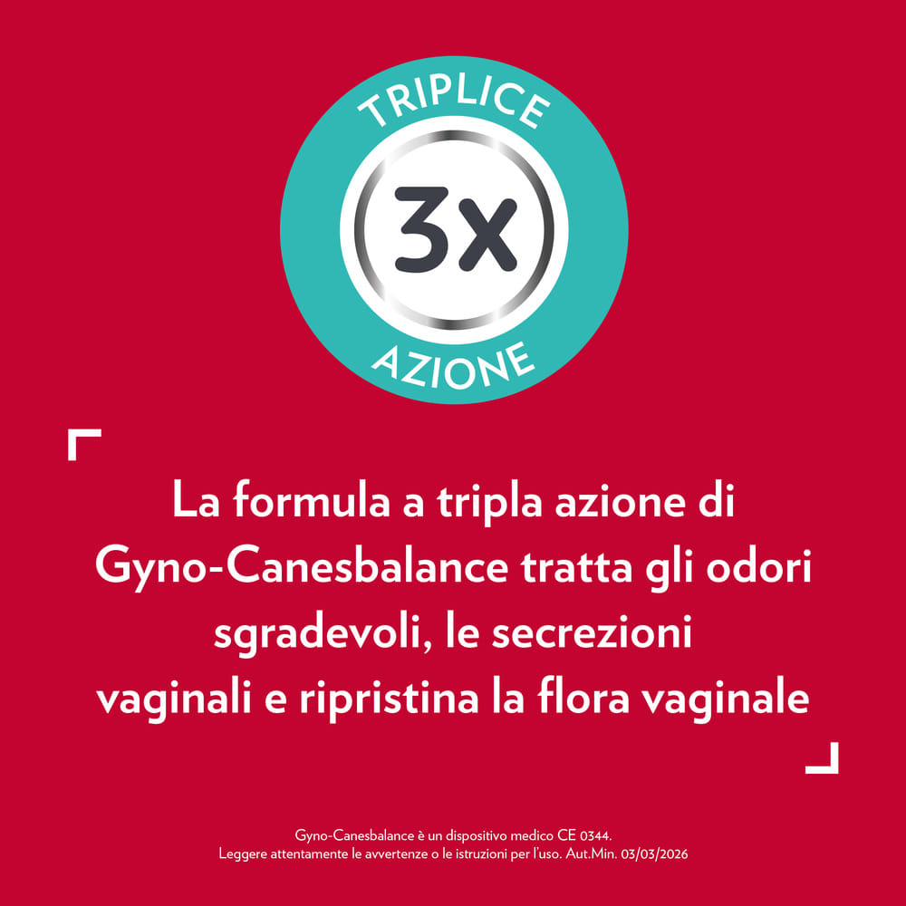 GYNOCANESBALANCE GEL VAGINALE 7 FLACONCINI MONOUSO 5 ML