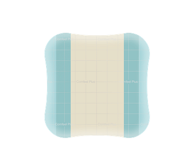 MEDICAZIONE SPECIALE ATTIVA CON IDROCOLLOIDE CON BORDI SMUSSATI COMFEEL PLUS 10X10 CM 10 PEZZI