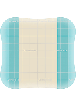 MEDICAZIONE SPECIALE ATTIVA CON IDROCOLLOIDE CON BORDI SMUSSATI COMFEEL PLUS SACRO 17X17 CM 5 PEZZI